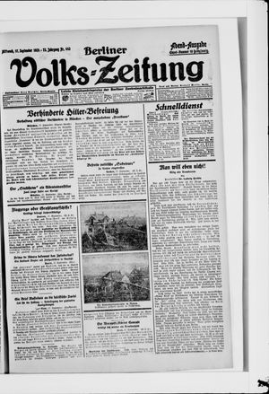 Berliner Volkszeitung vom 17.09.1924
