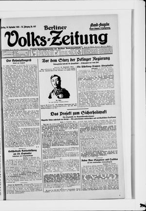 Berliner Volkszeitung vom 19.09.1924