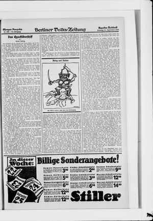 Berliner Volkszeitung on Sep 21, 1924