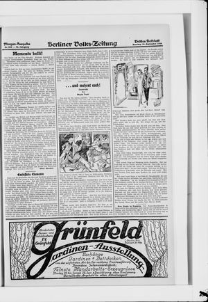 Berliner Volkszeitung vom 21.09.1924