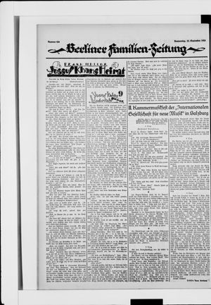 Berliner Volkszeitung vom 25.09.1924