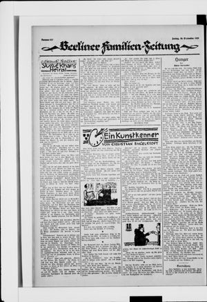 Berliner Volkszeitung vom 26.09.1924