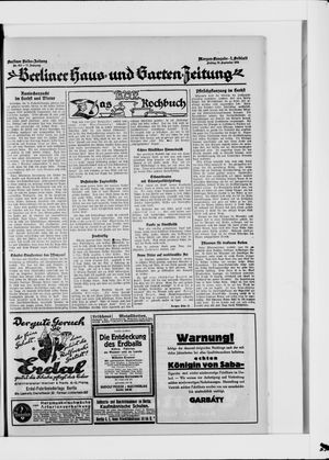 Berliner Volkszeitung vom 26.09.1924
