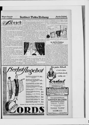 Berliner Volkszeitung vom 28.09.1924