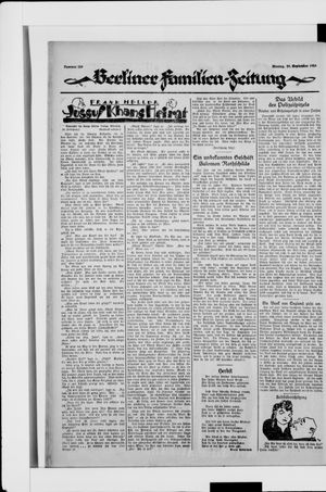 Berliner Volkszeitung vom 29.09.1924
