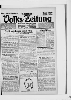 Berliner Volkszeitung vom 02.10.1924