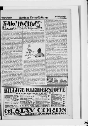 Berliner Volkszeitung vom 05.10.1924