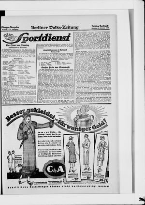 Berliner Volkszeitung vom 05.10.1924