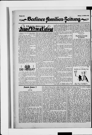 Berliner Volkszeitung vom 13.10.1924