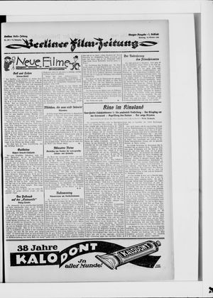Berliner Volkszeitung vom 14.10.1924