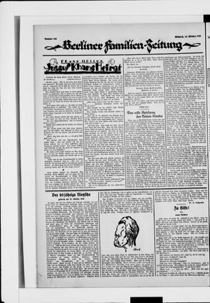 Berliner Volkszeitung vom 15.10.1924