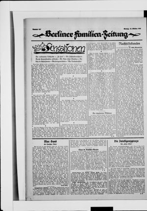 Berliner Volkszeitung vom 20.10.1924