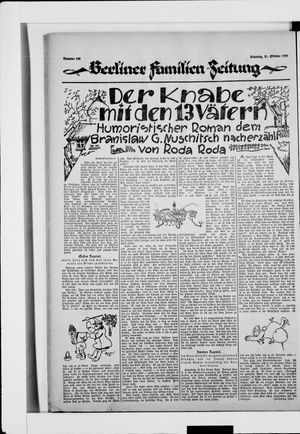 Berliner Volkszeitung vom 21.10.1924