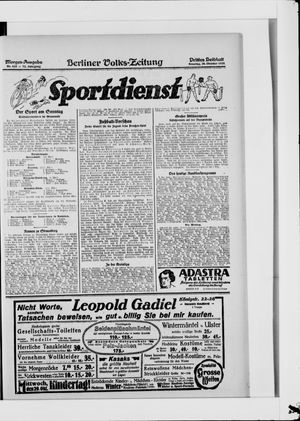 Berliner Volkszeitung vom 26.10.1924