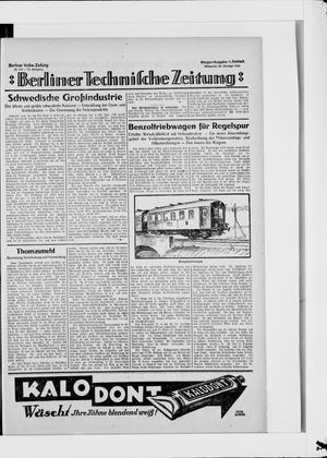Berliner Volkszeitung vom 29.10.1924
