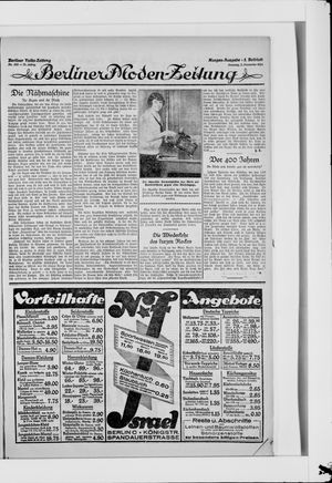 Berliner Volkszeitung vom 02.11.1924