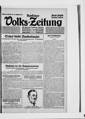 Berliner Volkszeitung vom 12.11.1924