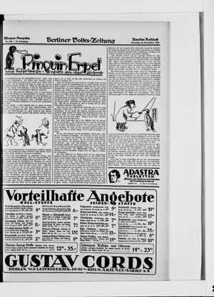Berliner Volkszeitung vom 16.11.1924