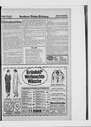 Berliner Volkszeitung vom 23.11.1924