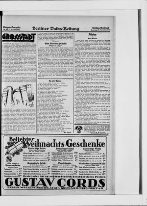 Berliner Volkszeitung on Nov 30, 1924