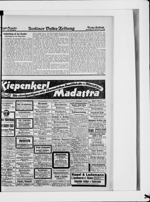 Berliner Volkszeitung vom 30.11.1924