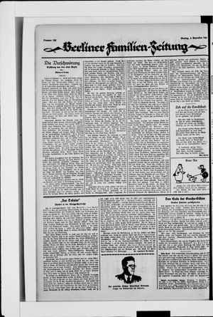 Berliner Volkszeitung vom 01.12.1924