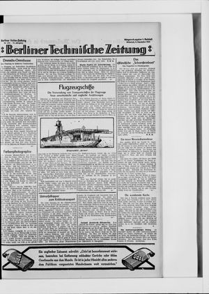 Berliner Volkszeitung vom 03.12.1924