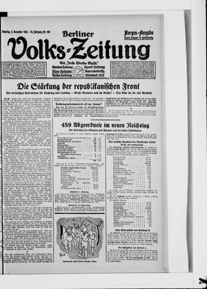 Berliner Volkszeitung vom 09.12.1924