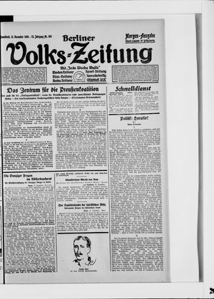 Berliner Volkszeitung vom 13.12.1924
