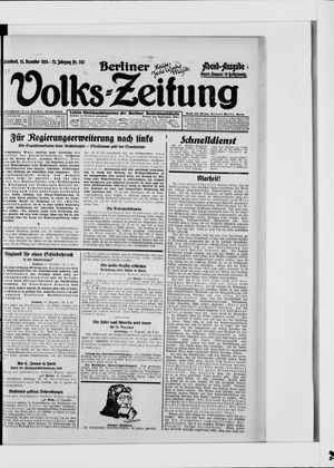 Berliner Volkszeitung vom 13.12.1924