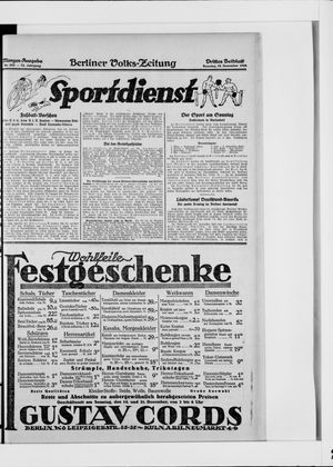 Berliner Volkszeitung vom 14.12.1924