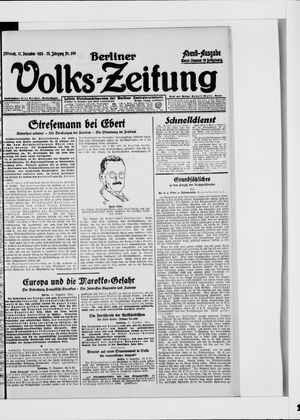 Berliner Volkszeitung vom 17.12.1924