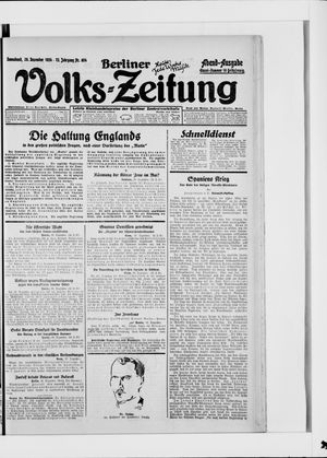 Berliner Volkszeitung vom 20.12.1924