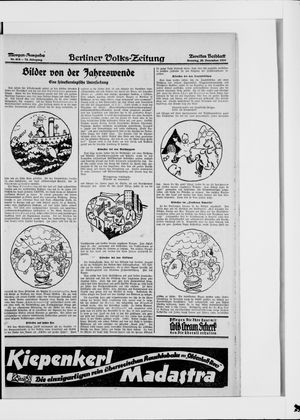 Berliner Volkszeitung vom 28.12.1924
