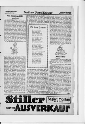 Berliner Volkszeitung vom 01.01.1925