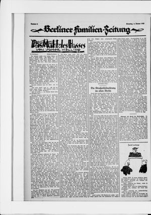 Berliner Volkszeitung vom 06.01.1925