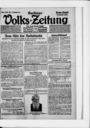 Berliner Volkszeitung on Jan 9, 1925