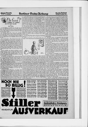 Berliner Volkszeitung vom 11.01.1925