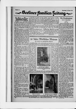 Berliner Volkszeitung vom 15.01.1925