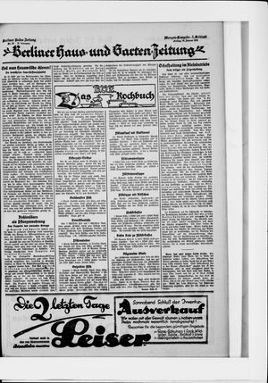 Berliner Volkszeitung vom 16.01.1925