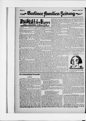 Berliner Volkszeitung vom 19.01.1925