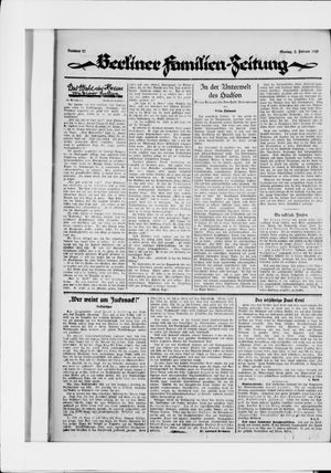 Berliner Volkszeitung vom 02.02.1925