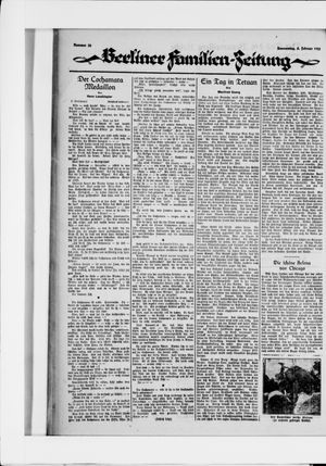 Berliner Volkszeitung vom 05.02.1925