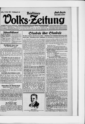 Berliner Volkszeitung on Feb 6, 1925