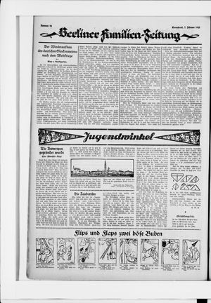 Berliner Volkszeitung vom 07.02.1925