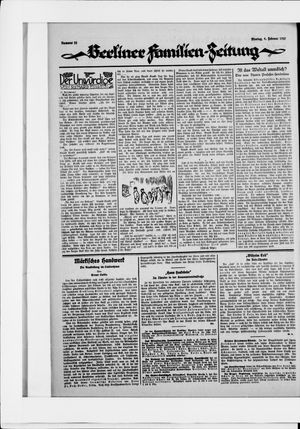 Berliner Volkszeitung vom 09.02.1925
