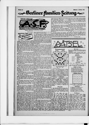 Berliner Volkszeitung vom 11.02.1925