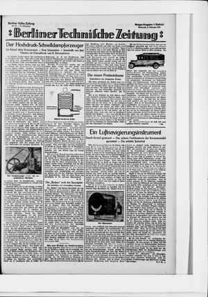Berliner Volkszeitung on Feb 11, 1925