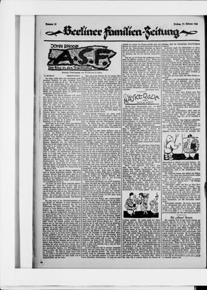 Berliner Volkszeitung vom 13.02.1925