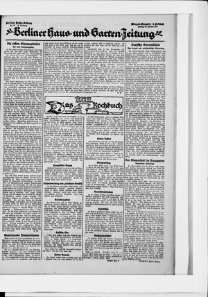 Berliner Volkszeitung vom 13.02.1925